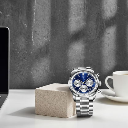 Montre Apex 40mm-Elegance&Précision/Chrono Signature